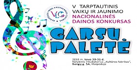 V tarptautinis vaikų ir jaunimo nacionalinės dainos konkursas „Garsų paletė“