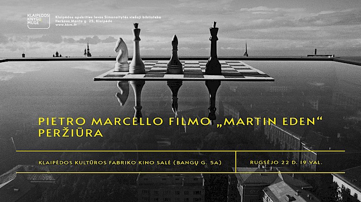 Kino Klubas "8 1/2": Pietro Marcello filmo „Martinas Idenas“ peržiūra
