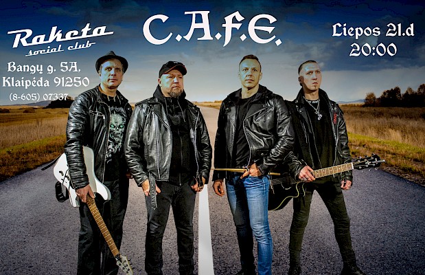 "Raketoje": gr. CAFE , Lietuviško soft-rock'o Koncertas